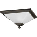 PROGRESS LIGHTING P3854-20 Antique Bronze Clifton Heights Collection Antique Bronze One-Light 12-1/2" Flush Mount