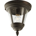 PROGRESS LIGHTING P3883-20 Antique Bronze Westport Collection One-Light 9-1/8" Close-to-Ceiling