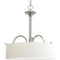 PROGRESS LIGHTING P3931-09 Brushed Nickel Inspire Collection Three-Light Pendant