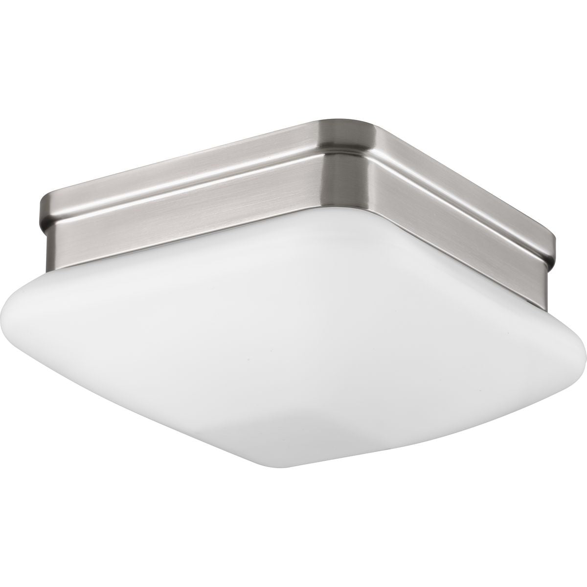 PROGRESS LIGHTING P3991-09 Brushed Nickel Appeal Collection One-Light 7-1/2" Flush Mount