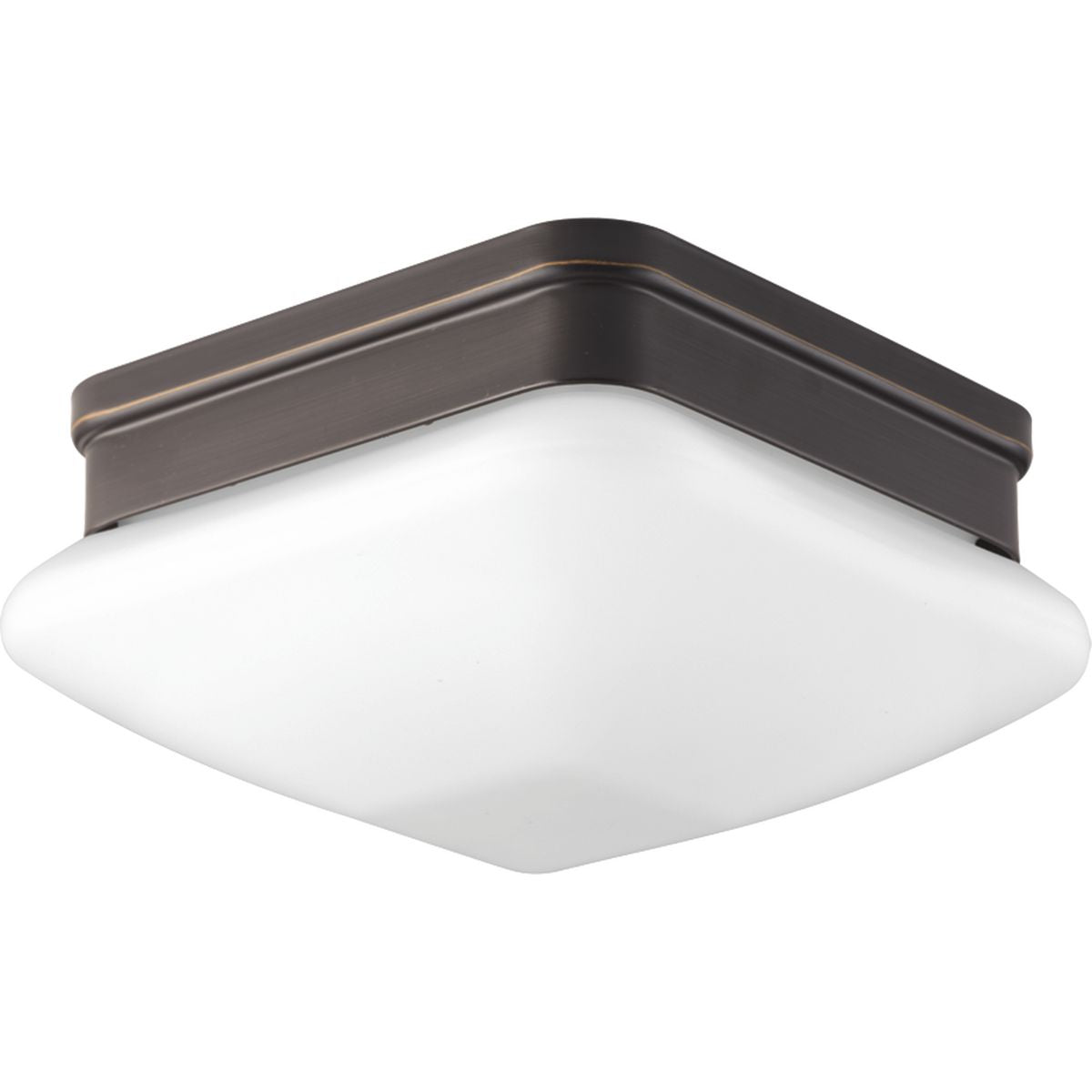 PROGRESS LIGHTING P3991-20 Antique Bronze Appeal Collection One-Light 7-1/2" Flush Mount