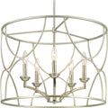 PROGRESS LIGHTING P400178-134 Silver Ridge Landree Collection Five-Light Silver Ridge Luxe Chandelier Light