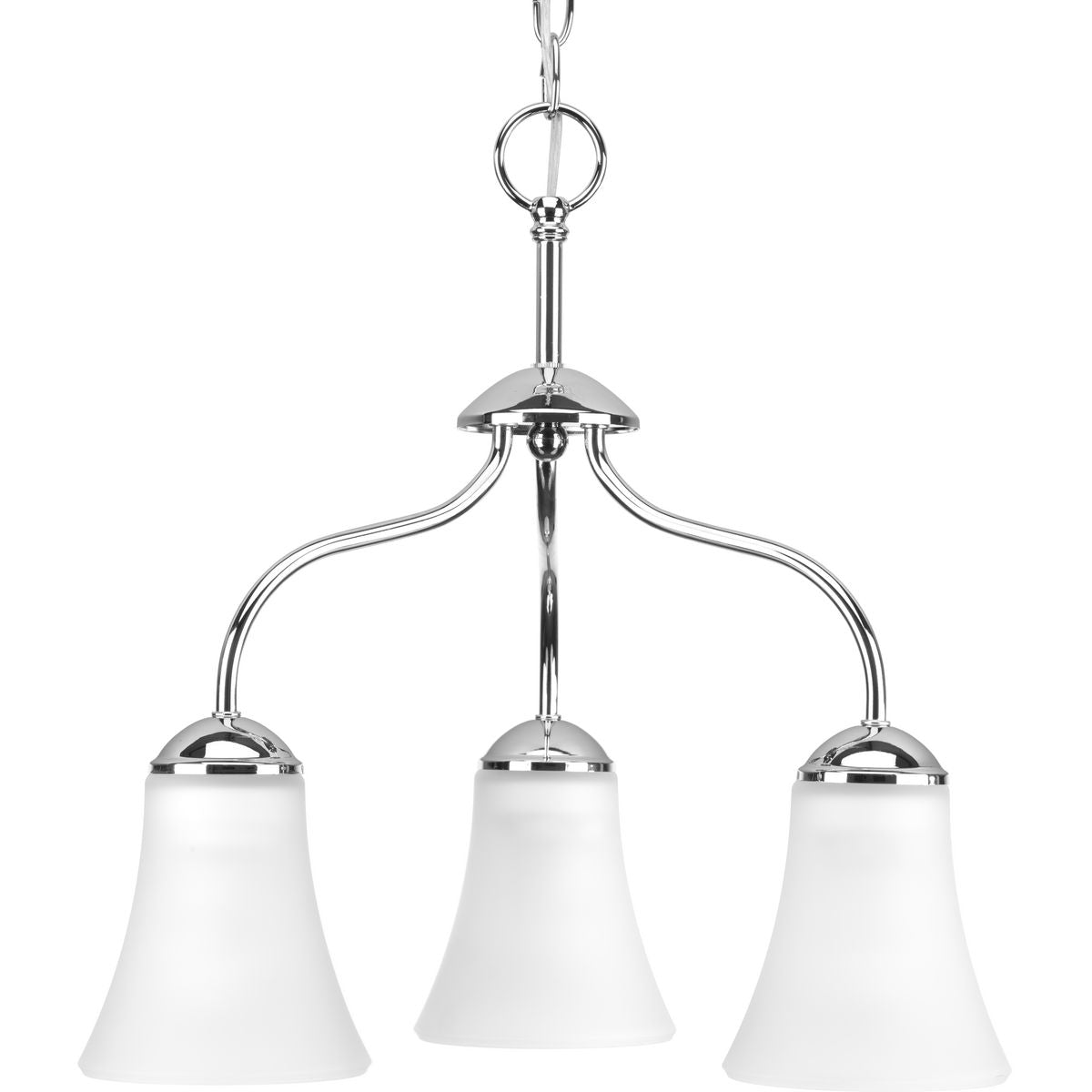 PROGRESS LIGHTING P4762-15 Polished Chrome Classic Collection Three-Light Chandelier