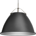 PROGRESS LIGHTING P500052-143 Graphite Tre Collection One-Light Graphite Graphite Metal Shade Coastal Pendant Light