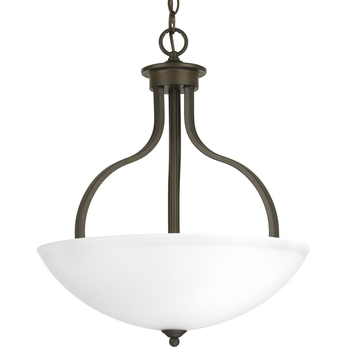 PROGRESS LIGHTING P500071-020 Antique Bronze Laird Collection Inverted Pendant
