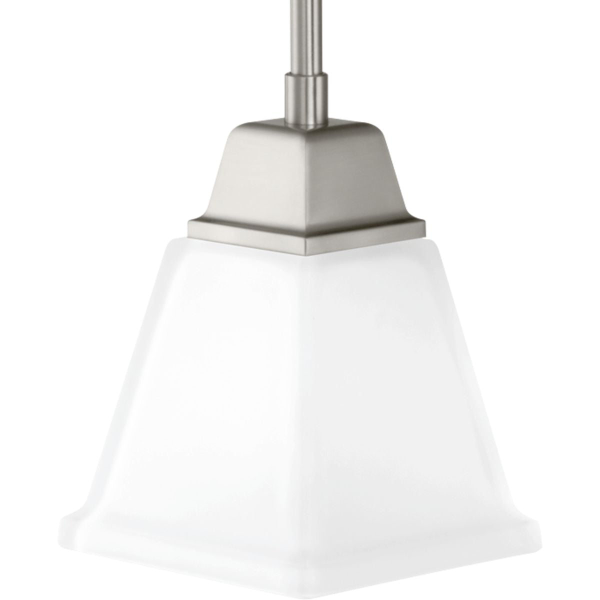 PROGRESS LIGHTING P500125-009 Brushed Nickel Clifton Heights Collection One-Light Mini-Pendant
