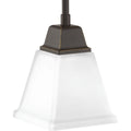 PROGRESS LIGHTING P500125-020 Antique Bronze Clifton Heights Collection One-Light Mini-Pendant