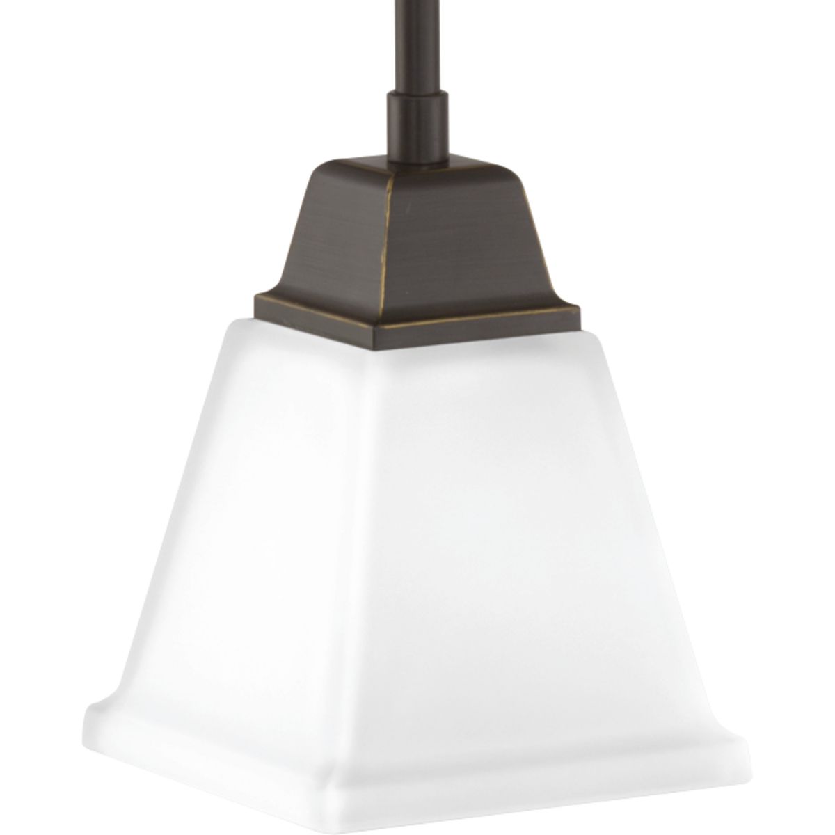 PROGRESS LIGHTING P500125-020 Antique Bronze Clifton Heights Collection One-Light Mini-Pendant