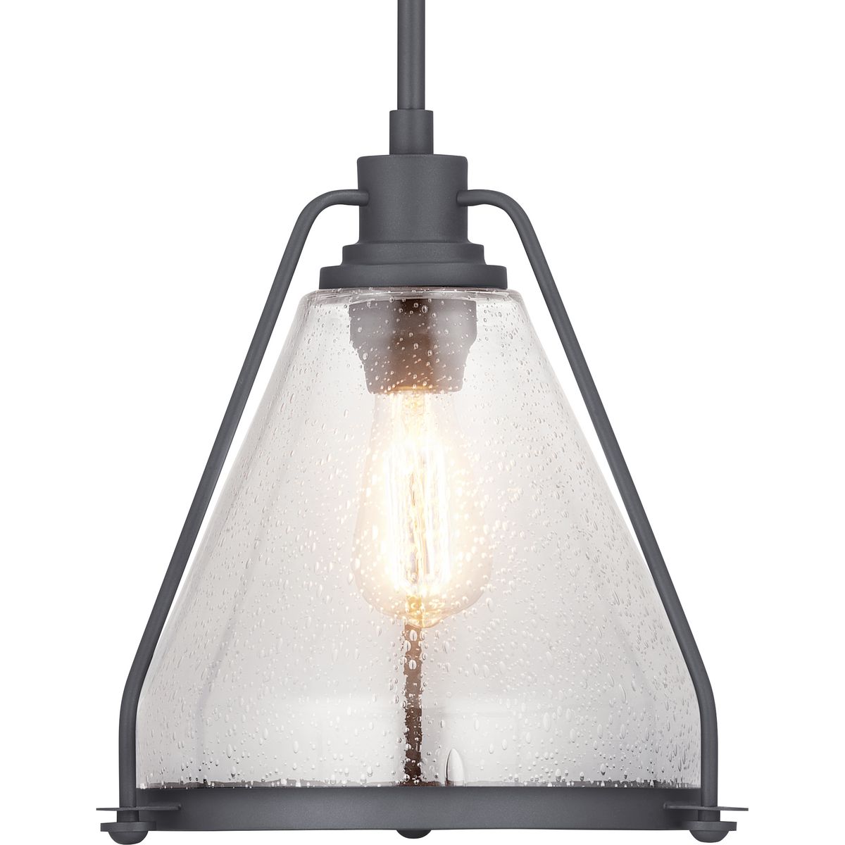PROGRESS LIGHTING P500135-143 Graphite Range Collection One-Light Pendant