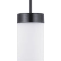PROGRESS LIGHTING P500151-031 Matte Black Elevate Collection One-Light Mini-Pendant