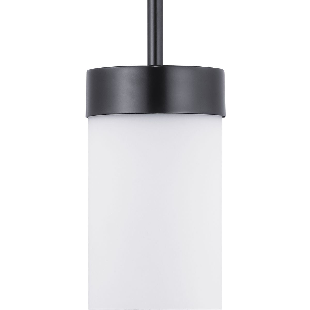 PROGRESS LIGHTING P500151-031 Matte Black Elevate Collection One-Light Mini-Pendant