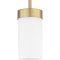 PROGRESS LIGHTING P500151-109 Brushed Bronze Elevate Collection One-Light Mini-Pendant