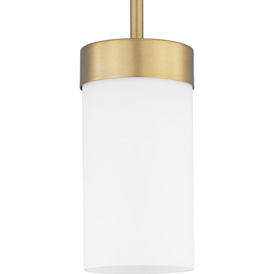 PROGRESS LIGHTING P500151-109 Brushed Bronze Elevate Collection One-Light Mini-Pendant
