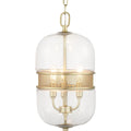PROGRESS LIGHTING P500156-078 Vintage Gold Cayce Collection Three-Light Pendant