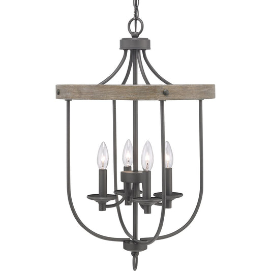PROGRESS LIGHTING P500157-143 Graphite Gulliver Collection Four-Light Foyer