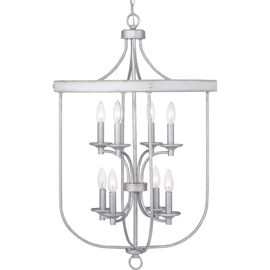 PROGRESS LIGHTING P500158-141 Galvanized Finish Gulliver Collection Eight-Light Foyer