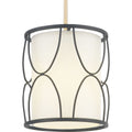 PROGRESS LIGHTING P500176-031 Matte Black Landree Collection One-Light Mini-Pendant