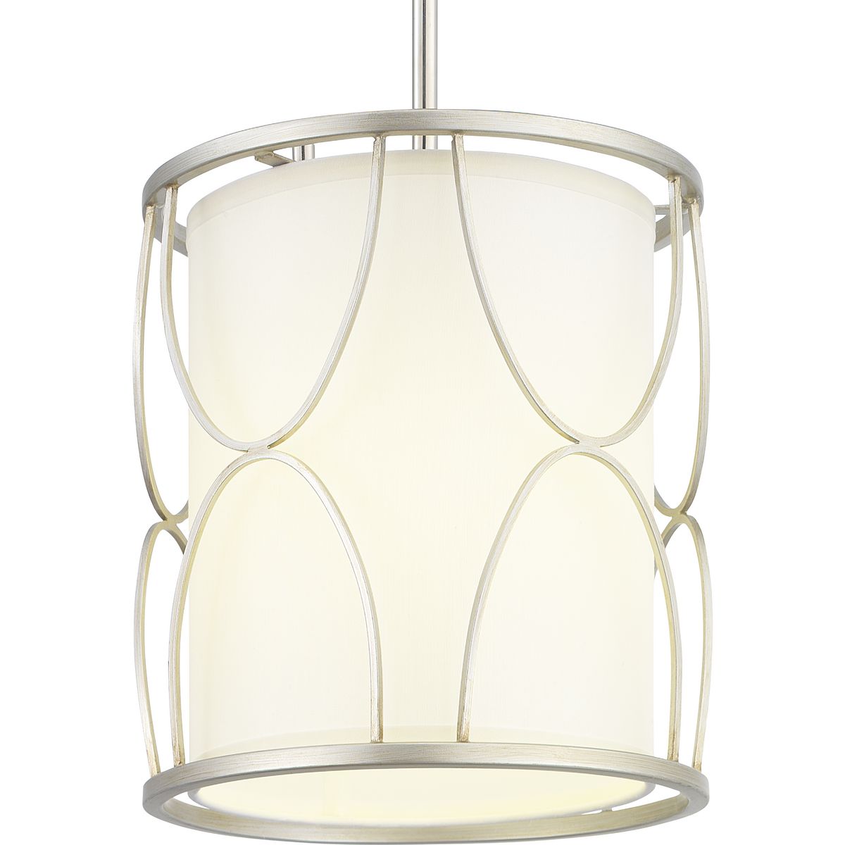 PROGRESS LIGHTING P500176-134 Silver Ridge Landree Collection One-Light Mini-Pendant
