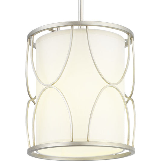 PROGRESS LIGHTING P500176-134 Silver Ridge Landree Collection One-Light Mini-Pendant