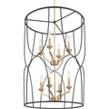 PROGRESS LIGHTING P500177-031 Matte Black Landree Collection Eight-Light Foyer