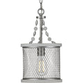 PROGRESS LIGHTING P500228-141 Galvanized Finish Austelle Collection One-Light Galvanized Finish Farmhouse Pendant Light