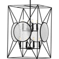 PROGRESS LIGHTING P500232-031 Matte Black Cumberland Collection Eight-Light Black Foyer