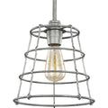 PROGRESS LIGHTING P500281-141 Galvanized Finish Chambers Collection One-Light Galvanized Finish Farmhouse Pendant Light