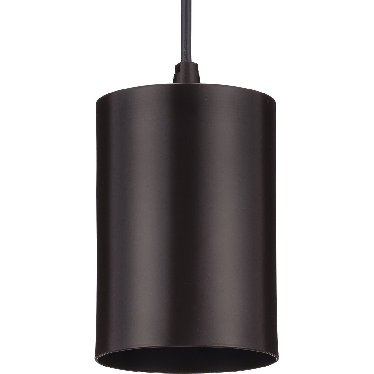 PROGRESS LIGHTING P500355-020 Antique Bronze 5" Antique Bronze Outdoor Aluminum Cylinder Cord-Mount Hanging Light