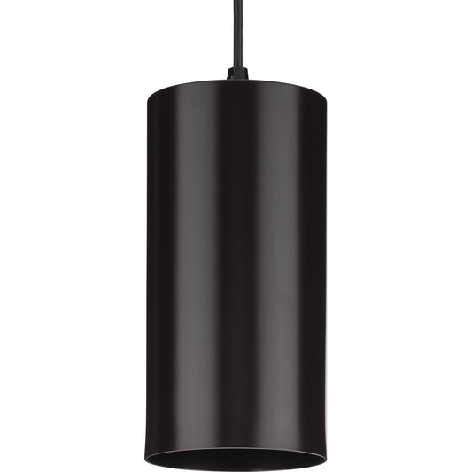 PROGRESS LIGHTING P500356-020 Antique Bronze 6" Antique Bronze Outdoor Aluminum Cylinder Cord-Mount Hanging Light