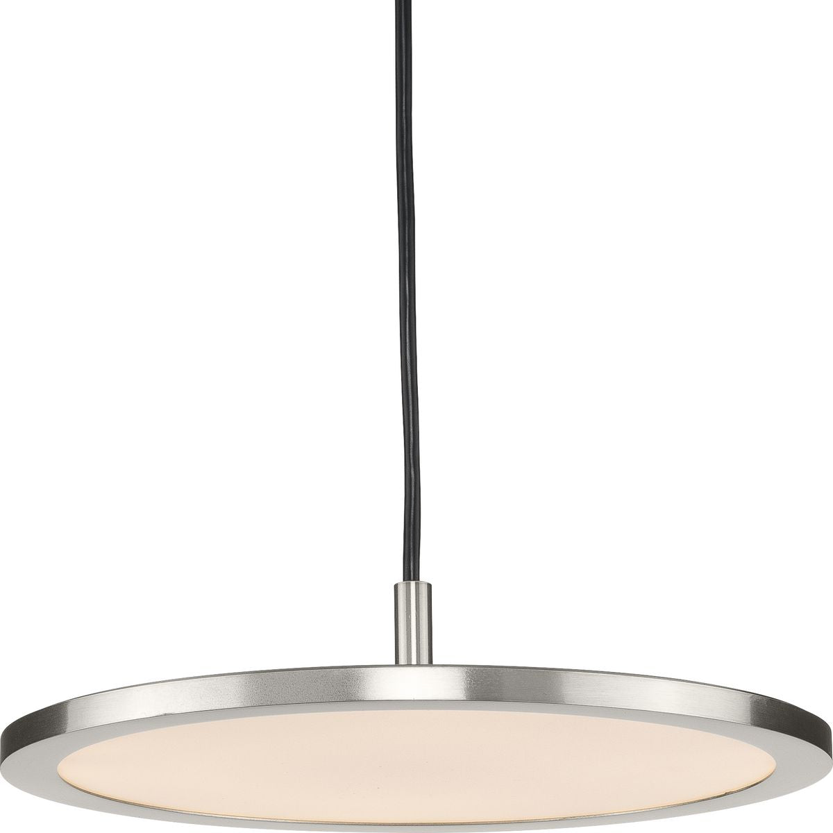 PROGRESS LIGHTING P500366-009-30 Brushed Nickel Everlume LED Collection Modern Brushed Nickel Pendant