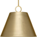 PROGRESS LIGHTING P500368-109 Brushed Bronze Parkhurst Collection Three-Light New Traditional Brushed Bronze Metal Pendant Light