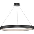 PROGRESS LIGHTING P500370-31M-30 Matte Black Inverse LED Collection Modern Matte Black Pendant