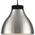 PROGRESS LIGHTING P500372-009-30 Brushed Nickel Radian LED Collection Modern Brushed Nickel Metal Pendant