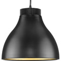 PROGRESS LIGHTING P500372-31M-30 Matte Black Radian LED Collection Modern Matte Black Metal Pendant