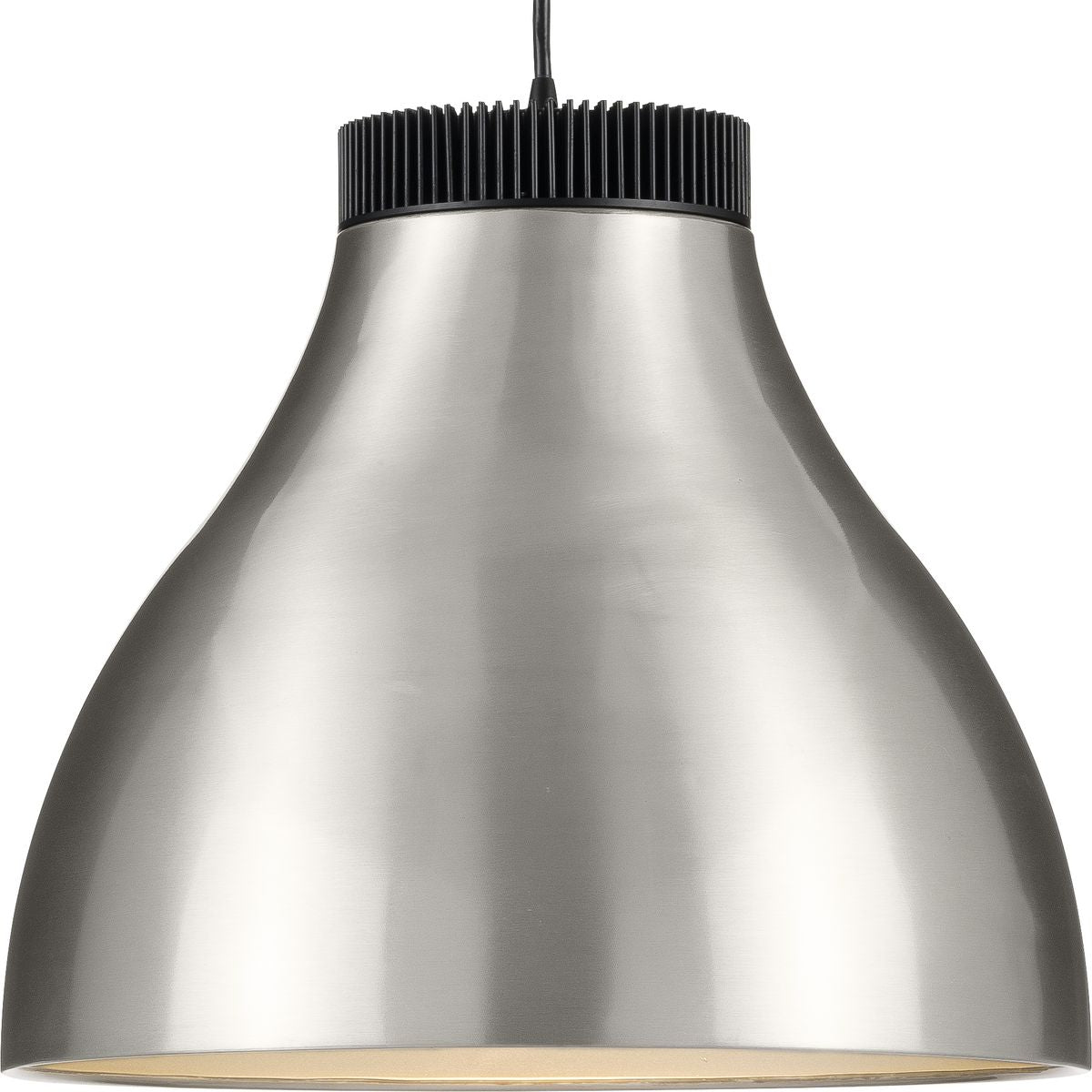 PROGRESS LIGHTING P500373-009-30 Brushed Nickel Radian LED Collection Modern Brushed Nickel Metal Pendant