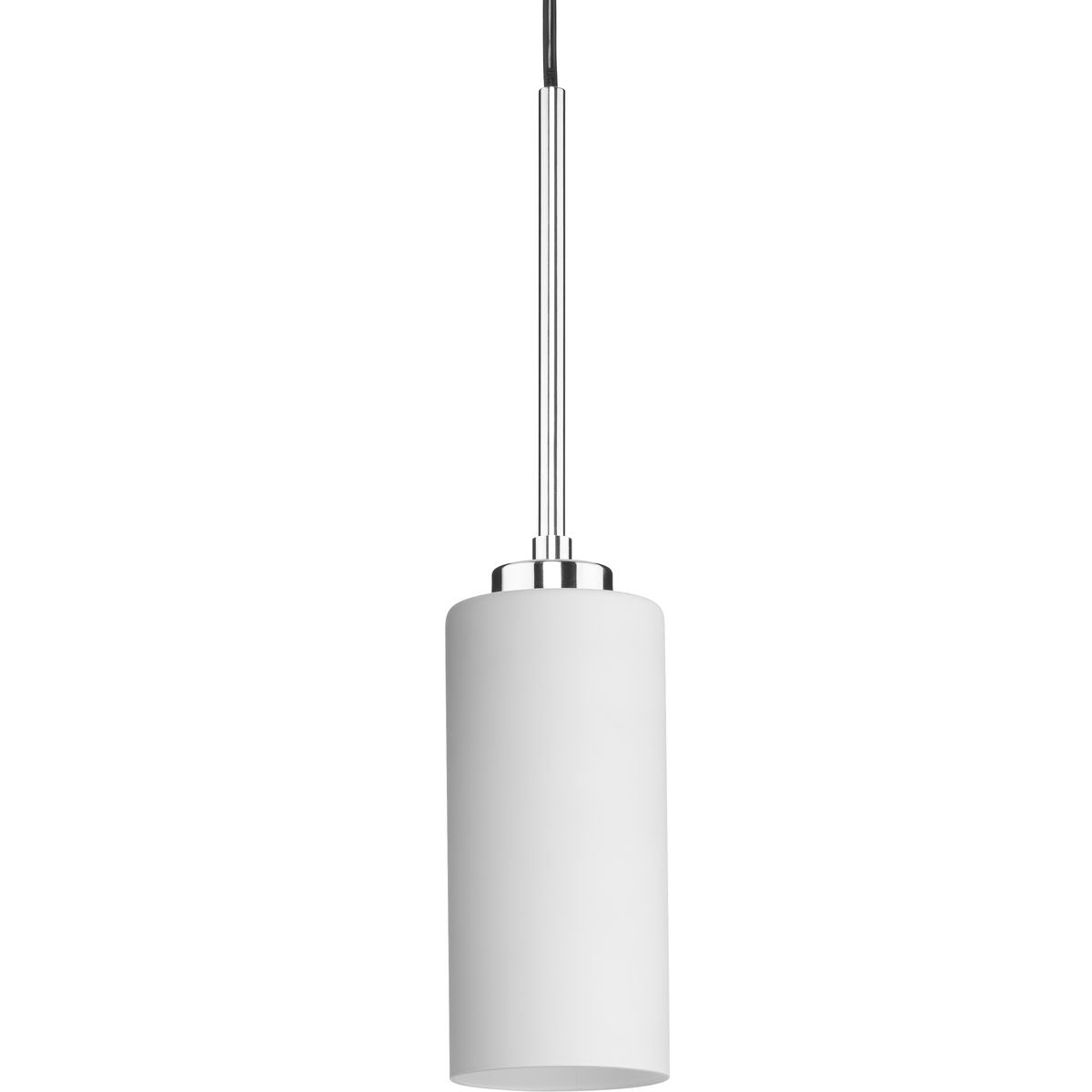 PROGRESS LIGHTING P500404-015 Polished Chrome Cofield Collection One-Light Polished Chrome Transitional Pendant