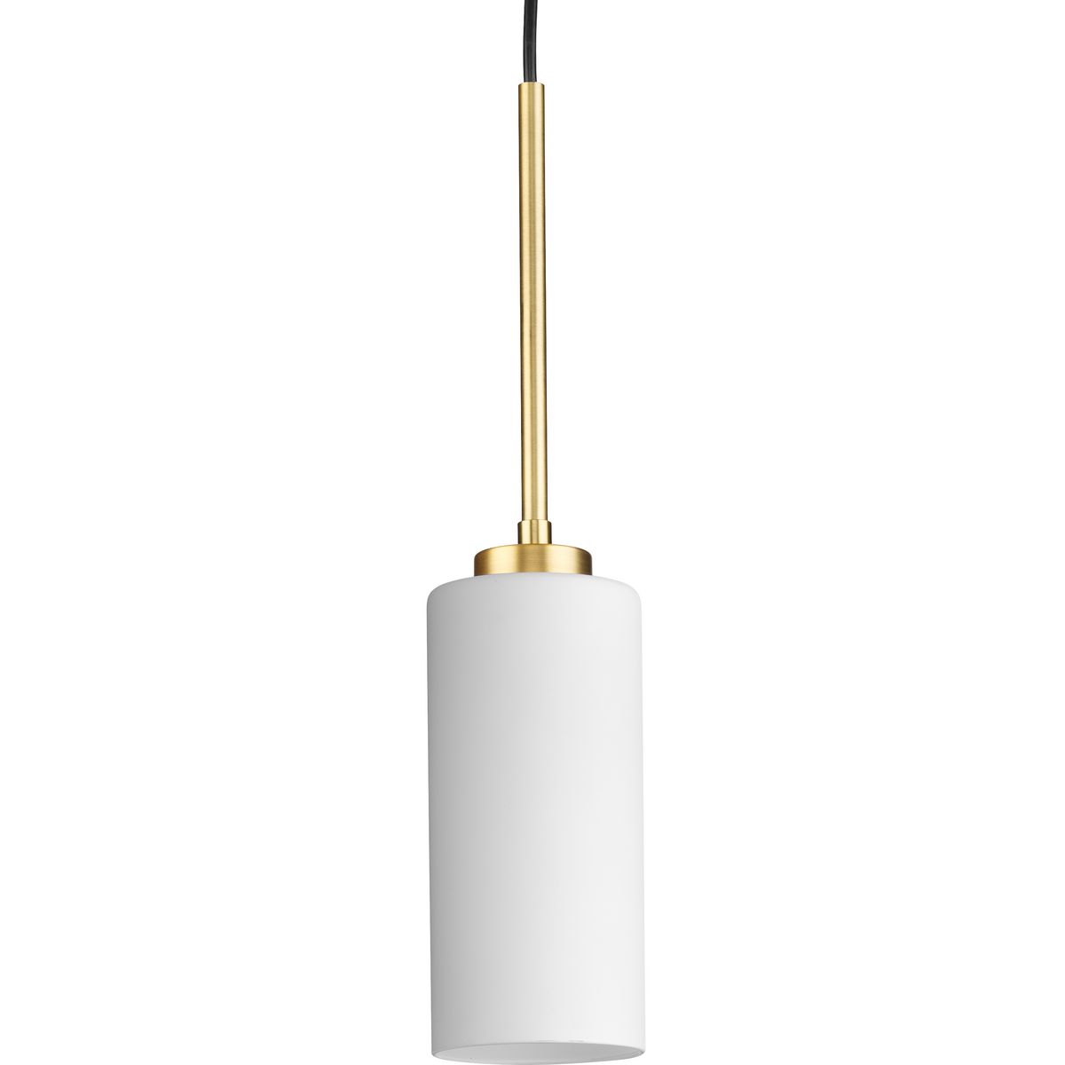 PROGRESS LIGHTING P500404-163 Vintage Brass Cofield Collection One-Light Vintage Brass Transitional Pendant