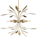 PROGRESS LIGHTING P500415-168 Antique Gold Mariposa Collection Six-Light Antique Gold Hanging Pendant Light