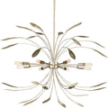 PROGRESS LIGHTING P500416-176 Gilded Silver Mariposa Collection Eight-Light Gilded Silver Hanging Pendant Light