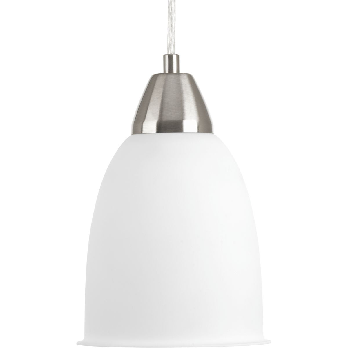 PROGRESS LIGHTING P5176-0930K9 Brushed Nickel Simple Collection One-Light LED Pendant
