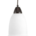 PROGRESS LIGHTING P5176-2030K9 Antique Bronze Simple Collection One-Light LED Pendant