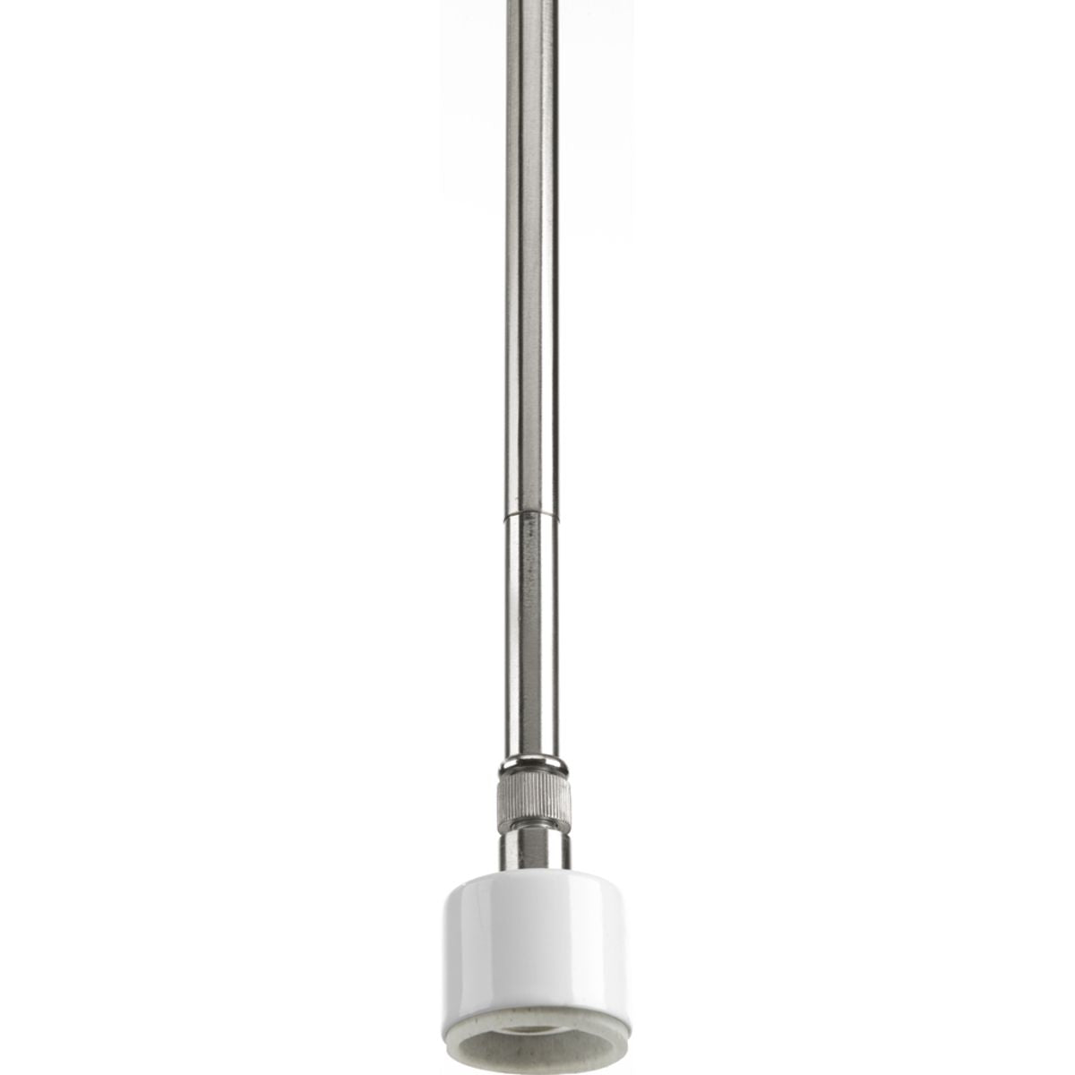 PROGRESS LIGHTING P5198-09 Brushed Nickel Markor Collection One-Light Brushed Nickel Pendant Stem Kit