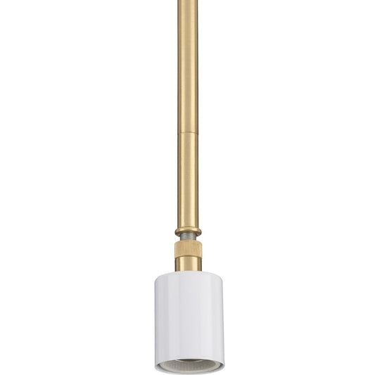 PROGRESS LIGHTING P5198-12 Satin Brass Markor Collection One-Light Satin Brass Pendant Stem Kit