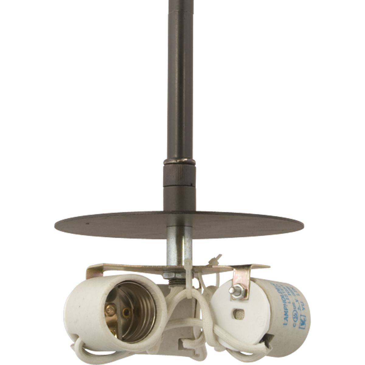 PROGRESS LIGHTING P5199-20 Antique Bronze Markor Collection Three-Light Antique Bronze Pendant Stem Kit