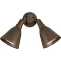 PROGRESS LIGHTING P5203-20 Antique Bronze Two-Light Adjustable Swivel Flood Light