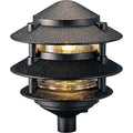 PROGRESS LIGHTING P5204-31 Black Pagoda Collection Line Voltage Landscape Path Light