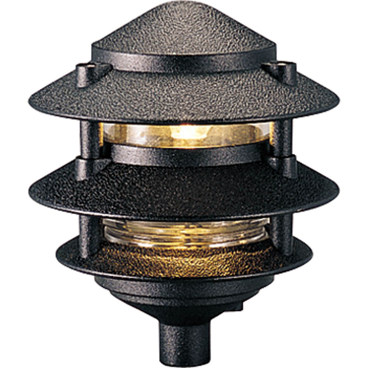 PROGRESS LIGHTING P5204-31 Black Pagoda Collection Line Voltage Landscape Path Light