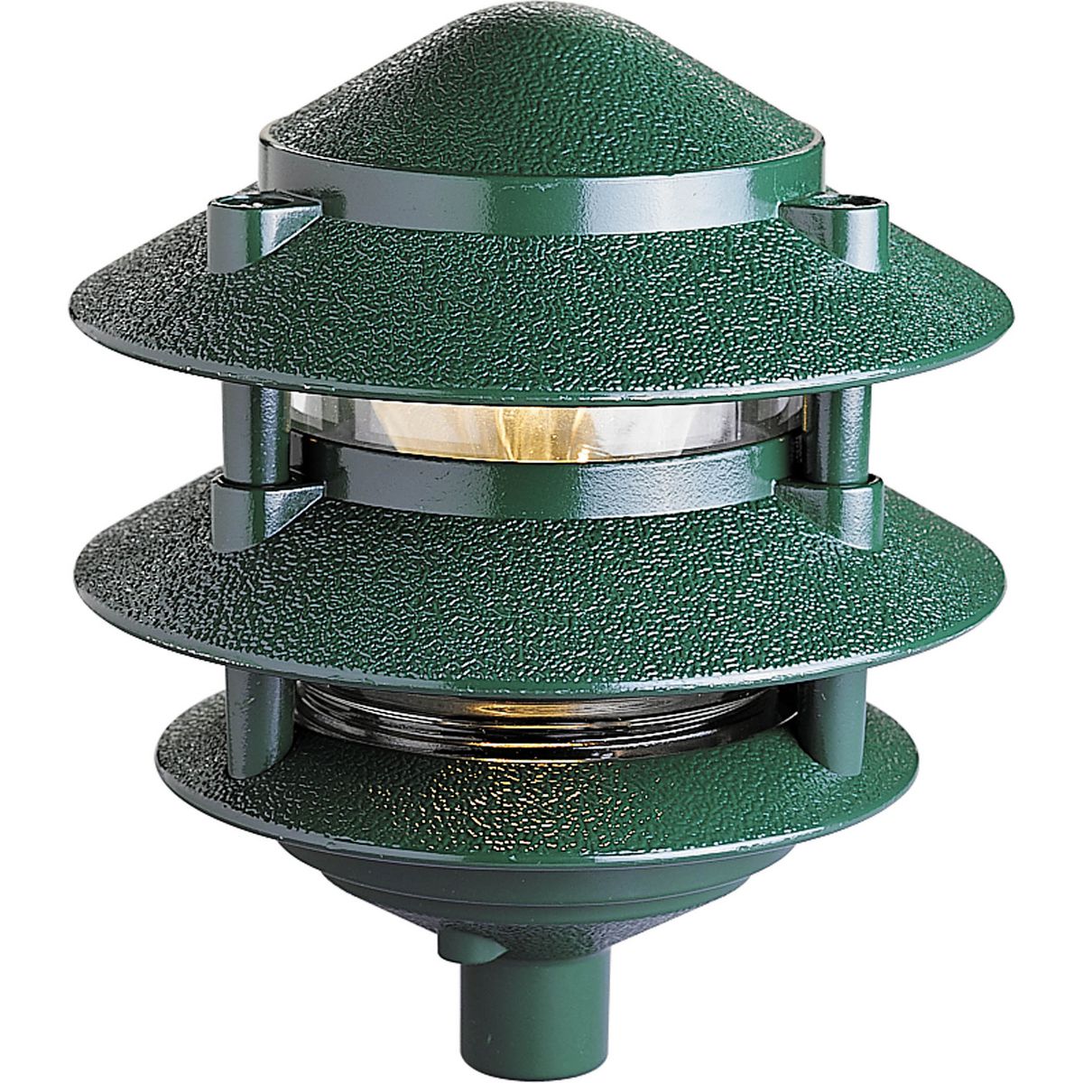 PROGRESS LIGHTING P5204-38 Green Pagoda Collection Line Voltage Landscape Path Light