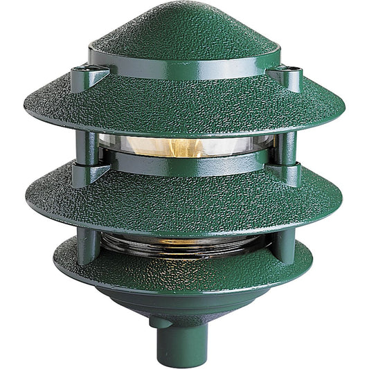 PROGRESS LIGHTING P5204-38 Green Pagoda Collection Line Voltage Landscape Path Light