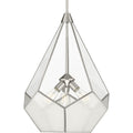PROGRESS LIGHTING P5322-09 Brushed Nickel Cinq Collection Three-Light Brushed Nickel Clear Glass Global Pendant Light